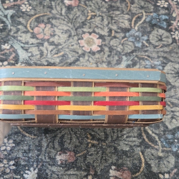 Longaberger Autumn Woven Basket with Handles - Picture 9 of 13